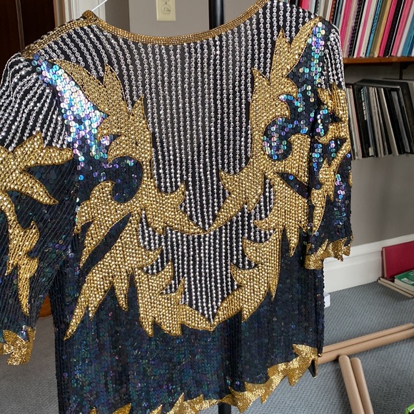 Judith Anne Creations Sequin Skirt & Blouse Set - Picture 4 of 5